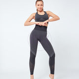 BootyKnots 2 Pcs Striped Sports&Yoga Suit