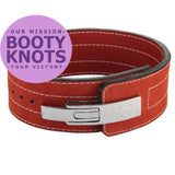 BootyKnots Leather Weightlifting Belts With Lever Lock